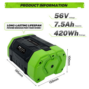 Batteria di Ricambio 56V per BA2800 BA4200 BA1400 LB5302 LB4800E ZT4204L CS1800 BX1000 LM2156SP Power+ Tools - Product Image 2
