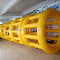 Rouleau aquatique gonflable Ledong 2M, capacité 100-500 kg pour plus de 10 passagers, matériau PVC