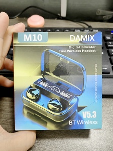 Auriculares Inalámbricos TWS M10 2026 con Chipset JL, Pantalla Digital, ANC, Resistencia al Agua IPX-7, Control Táctil para LED 5.3 y Tipo-C - Product Image 3