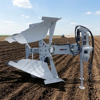 Arado de Surco Serie Pioneer LEROX, Montado en Tractor, Hidráulico, Reversible, con Engranaje y Rodamiento para Restauración del Suelo