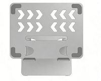 Support pour ordinateur portable en acier réglable en hauteur et pliable, idéal pour la maison et le bureau