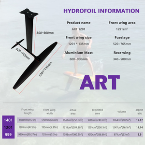 2026 Venta al por mayor AXIS ART PRO 1201 Hydrofoil de carbono, ala delantera de alto aspecto inspirada en la competición o para Foiling avanzado - Product Image 2