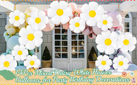 Ballons en aluminium de 18 pouces certifiés CE/EN71, jouet promotionnel, mariage, anniversaire, Noël, fête, forme de fleur, couleur personnalisée