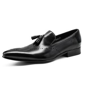 Zapatos de Cuero Formales para Hombre 2026, Casuales y Transpirables, Ideales para Bodas, Zapatos de Vestir de Cuero para Hombre - Product Image 4