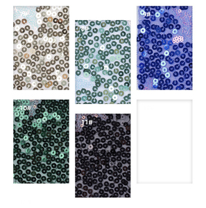 Hot bán màu xanh sequin 3 + 5cm năm cánh sao thêu ren vải - Product Image 6