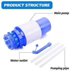 家庭用ハンドプレス5ガロンウォーターボトルバケット手動ウォーターポンプディスペンサー家庭用工場用 - Product Image 2