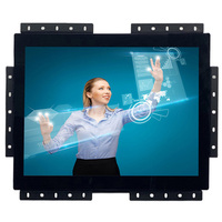 Máquina Expendedora de quiosco de Marco abierto Monitor de pantalla táctil de pantalla Pos 15 17 18,5 19 Monitor táctil capacitivo FHD industrial de 21,5 pulgadas