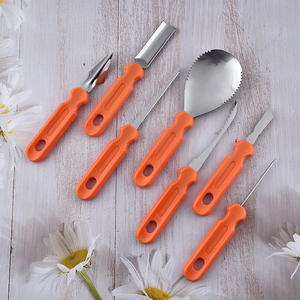 โรงงานขายส่งเครื่องมือแกะสลักผักผลไม้สแตนเลสพร้อมที่จับ pp - Product Image 6