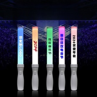Bâton lumineux LED portable personnalisable de haute qualité, événements de fête, concerts, télécommande DMX, bâton lumineux
