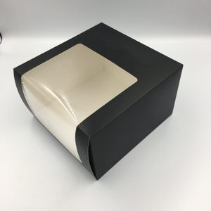 Groothandel op maat gemaakte bedrukte papieren verpakkingen voor gezichtsmaskers, vouwbare hoeden- en petten dozen met transparant venster - Product Image 4