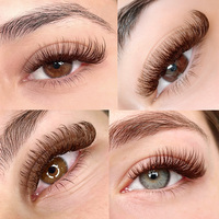 Échantillon Gratuit – Fournitures de Cils Individuels en Faux Vison à Marque Privée Personnalisée – Plateaux de Cils Volume Classique en Cachemire pour Extensions de Cils