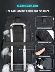 Sac d'ordinateur imperméable personnalisé pour étudiants, sac à dos souple en polyester personnalisé, lettre, école, bureau, voyage, extérieur, décontracté, sport - Product Image 5