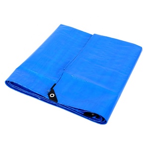 Bâche en PE bleue imperméable résistante aux déchirures, anti-UV et anti-âge pour toiture et auvent – Fabrication chinoise - Product Image 6