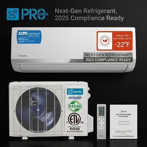 Aire Acondicionado Split Z-pro -22.f de Alta Eficiencia con 26 SEER2 y Operación de Frecuencia Variable Cero para Mayor Eficiencia - Product Image 1