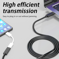 Typ-C Stecker auf Buchse Verlängerungskabel USB 3.0 Adapter 1,2m Metall Verzinntes Kupfer für Kamera & Computer