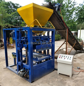 व्यापक रूप से इस्तेमाल अर्ध स्वचालित सीमेंट इंटरलॉकिंग पैमेंट मशीन कंक्रीट ब्लॉक बनाने वाली मशीनें - Product Image 4