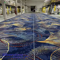 Vente en gros 5 étoiles de luxe au design moderne, tapis pour couloir d'hôtel, fabricants de tapis d'intérieur pour salle de banquet