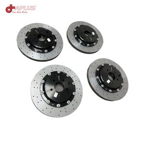 Front and Rear Brake Kit Caliper for GTR R35 390x34mm 380x30mm Carbon Ceramic Rotor with Brake Pads - Product Image 5