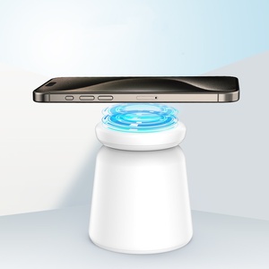 Nuevo <span class=keywords><strong>cargador</strong></span> inalámbrico de <span class=keywords><strong>15</strong></span> vatios CE ROHS FCC portátil fuerte magnético 2 en 1 estación de carga para reloj iPhone <span class=keywords><strong>Samsung</strong></span> - Product Image 6