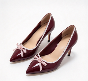 Zapatos de Tacón Alto de Lona para Mujer con Hebilla Metálica, Punta Puntiaguda, Estilo Slingback, para Verano, con Plataforma de 6cm, de PU y Goma, Deslizables - Product Image 4