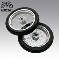 Pneus de remplacement complets pour Supermoto, pneus tubeless haute performance de 17 pouces avant et arrière pour moto Surron Ultra Bee