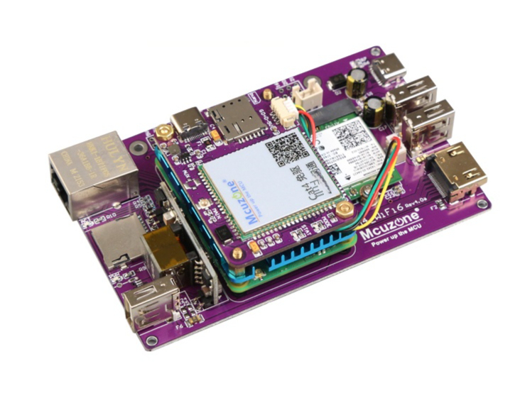 Mcuzone Raspberry Pi CM4 Development Board - Wifi6 & Poe