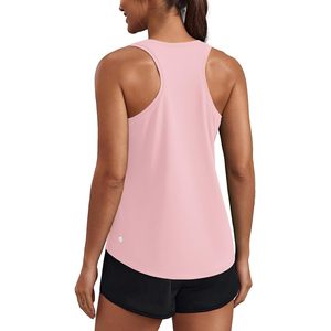 FOXA <b>Women's</b> Racerback Tank Top Quick Dry Fitted Workout Yoga Running Athletic <b>Shirt</b> Solid Color Sleeveless Sport Top - Product Image 1