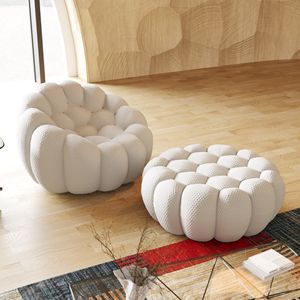 स्टॉक में आधुनिक 3 डी हनीमून कंसोड कपड़े वैक्यूम संपीड़ित बुलबुले सोफे 3 सीटर फुटबॉल सोफे फुटबॉल सोफे - Product Image 4