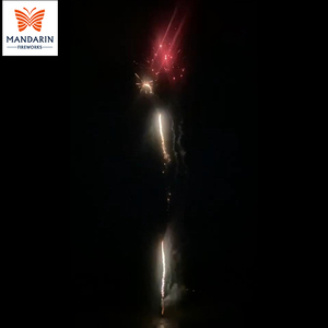 Fuochi d'artificio a torta con ululato di lupo da 1'' e 36 colpi, 25*30*225mm |   Suono unico di lupo che urla + effetti floreali colorati - Product Image 2