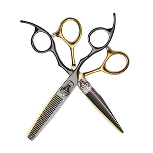 Hairdressing Scissors Set 6 Inch 9cr13 Stainless Steel Salon Grade Hair Cutting Shears Thinning Shears For Styling - Product Image 1