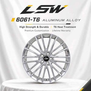 LS8124 5x112 5x120 5x114.3 18‑22 นิ้ว 6061‑T6 ล้ออะลูมิเนียมฟอร์จขัดเงาแบบกำหนดเอง ET CB สำหรับ BMW Audi Mercedes - Product Image 4