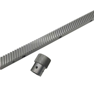 مجموعة تروس رف حلزوني من الفولاذ المخصص ، عجلة ترس لطحن الأسنان بمحرك لآلات النقش بالليزر - Product Image 4