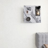 Carrelage en porcelaine pleine masse aspect marbre blanc 600x1200mm poli brillant antidérapant résistant à l'usure faible absorption d'eau pour salle de bain 5