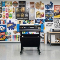 Plotter de Corte de Contornos CCD AB-720 de 720 mm, Cortador de Vinilo Automático con Contorno Térmico, Precisión de ±0.01 mm para Etiquetas, Adhesivos, Calcomanías de Coche, Impresión UV