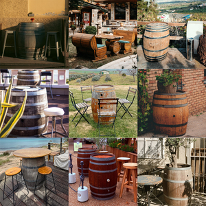 Barril <span class=keywords><strong>de</strong></span> Roble Decorativo y Versátil para Promoción <span class=keywords><strong>de</strong></span> Bodegas, Uso en Restaurantes, Hoteles, Bares y Jardines - Product Image 5