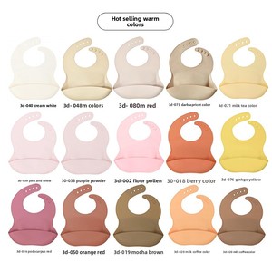 Vente en gros de bavoirs pour bébés en silicone anti-fuite, ODM/OEM, lavables au lave-vaisselle, sans BPA, bavoirs d'alimentation en silicone - Product Image 5