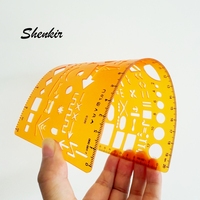 Règle droite Shenkir 20 cm en plastique, gabarit de dessin, outil géométrique pour étudiants, fournitures scolaires et de bureau