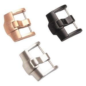 Cierre de reloj de metal negro oro rosa 18mm 20mm 22mm 24mm hebilla de reloj de acero inoxidable para correa Audemars Piguet - Product Image 2