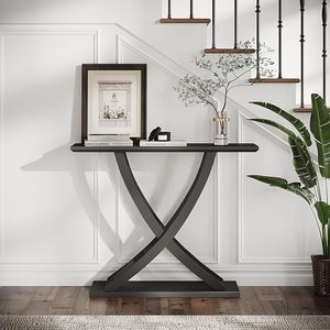 Modern minimalist entryway decorative wall table, entryway table, living room Nordic style wall-mounted wooden shelf, wholesale - Product Image 5