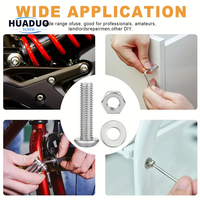Vis à tête fraisée hexagonale en acier inoxydable/titane ISO 7380 OEM d'usine pour l'assemblage de meubles et de machines