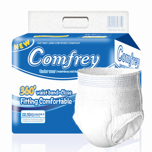 Pull Up <span class=keywords><strong>Culotte</strong></span> Style Coréen Incontinence <span class=keywords><strong>Couche</strong></span> Pantalon En Gros Personnes Âgées Adulte Non Tissé Tissu Jetable Tissé Uni - Product Image 1