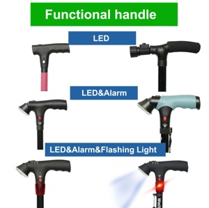 Canne de marche orthopédique XINLEI DM-G55 avec alarme LED, en acier inoxydable, réglable et pliable, personnalisable – Vente en gros - Product Image 5