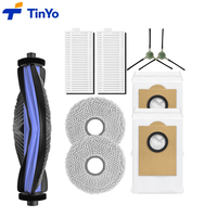 Kit d'accessoires pour robot aspirateur Lefant M3/ M3 Max/ M3L : filtre, brosse, serpillière, chiffons de nettoyage, pour poils d'animaux, usage intérieur, installation facile, durable