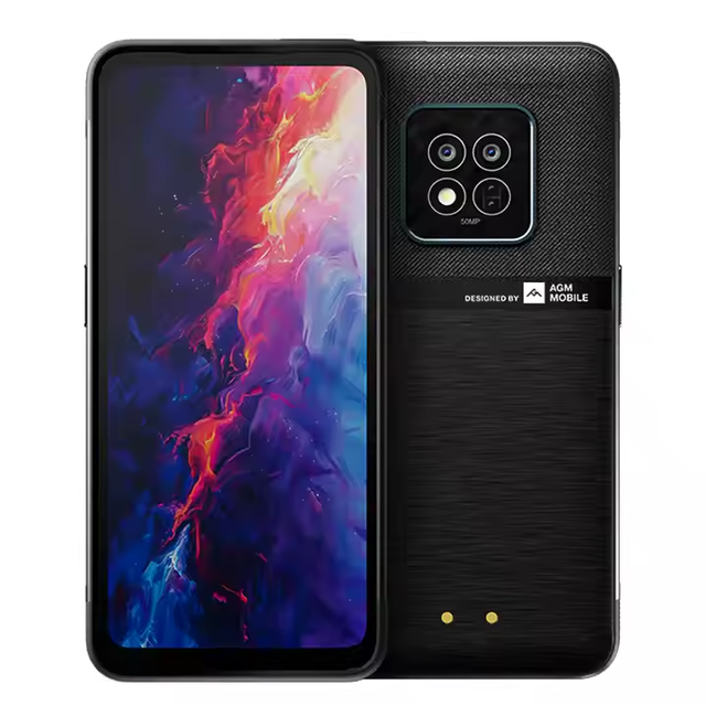 AGM X6 Android 14 Smartphone Rugged NFC 50MP Main Camera 6.78 Full HD Display 5000mAh Fingerprint & Face ID Unlocked 128GB ROM