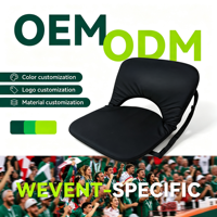 Siège pliant OEM personnalisé pour stade, rembourré en tissu Oxford 600D, avec cadre en acier, chaise portable pour gradins, idéal pour les sports de plein air et le camping