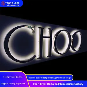 Grensoverschrijdende Exclusieve Levering Belettering Reclameborden Storefront Verlichte Borden Acryl Precisie Metaal - Product Image 3