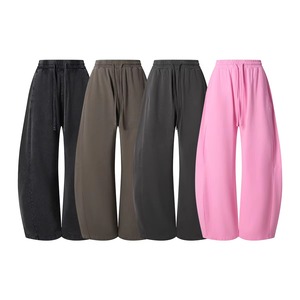 <strong>Men</strong> Casual Loose Wide Leg Pants <strong>Elastic</strong> <strong>Waist</strong> Soft Comfortable Sweatpants All-match Streetwear <strong>Trousers</strong> for Daily Outdoor - Product Image 4