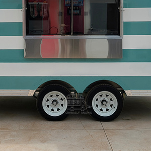Camion à pizza de qualité commerciale, personnalisé par le fournisseur, certifié CE, remorque de service alimentaire mobile - Product Image 3