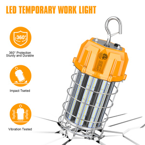 80W 100W 150W taşınabilir Site inşaat aydınlatma 277V LED endüstriyel iş lamba aydınlatma AC Powered geçici çalışma ışığı 5000K - Product Image 5
