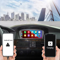 Radio de Auto con Pantalla Táctil de 8.8 Pulgadas para BMW Serie 5 E60 E61 E62 E63 E90 E91 E92 E93 Cic Ccc, Reproductor de DVD Estéreo, 4G, 128GB, AUTO Carplay